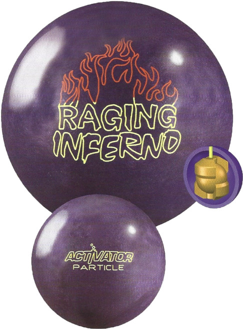 Brunswick Raging Inferno Bowling Ball with Core Design