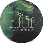 Brunswick Monster Black/Green Bowling Ball - 123Bowl