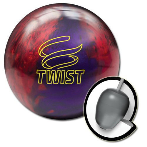 Brunswick Twist Red / Purple Bowling Ball - 123Bowl