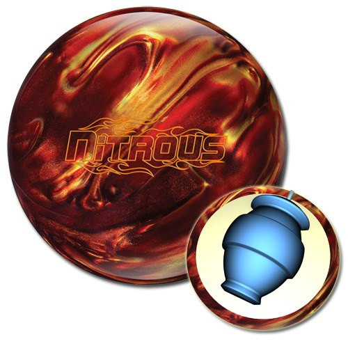 Columbia 300 Nitrous Black Cherry/Yellow/Blue Bowling Ball - 123Bowl