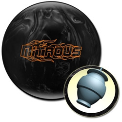 Columbia 300 Nitrous Black/Blue/Bronze Bowling Ball - 123Bowl