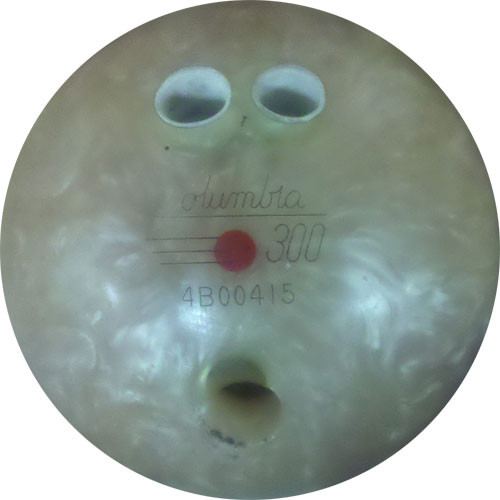 Columbia 300 White Dot Red Orange Green Pearl Bowling Ball - 123Bowl