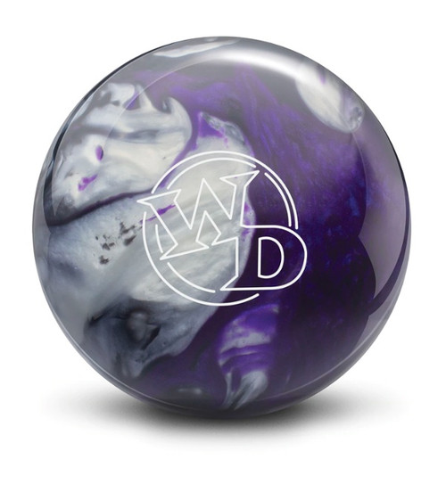Columbia 300 White Dot Black/Purple/Silver Bowling Ball
