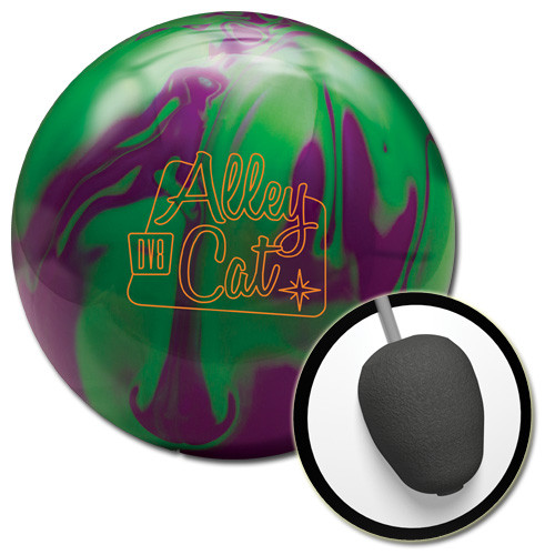 DV8 Alley Cat Red/Electric Blue Bowling Ball - 123Bowl