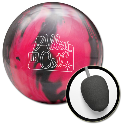 DV8 Alley Cat ボウリングボール DV8 Alley Cat Pink/Black Bowling Ball - 123Bowl