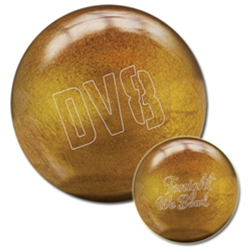 DV8 Glitter Gold Polyester Bowling Ball