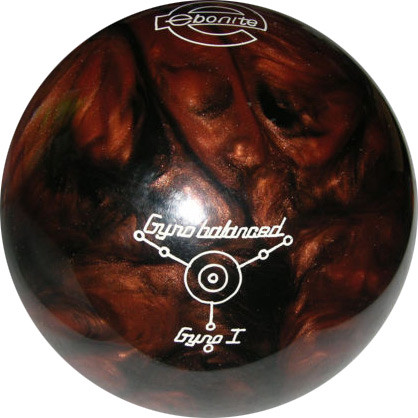 Ebonite Gyro I Black Sanded Bowling Ball - 123Bowl
