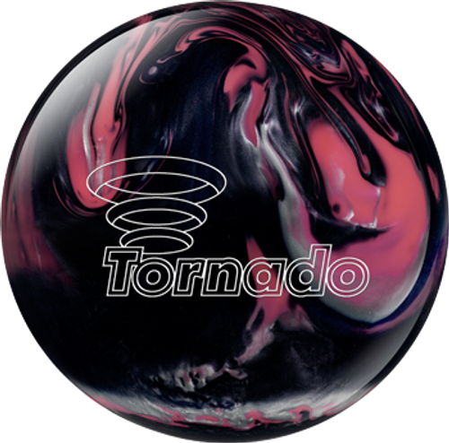 Ebonite Tornado Black/Pink/Silver Bowling Ball