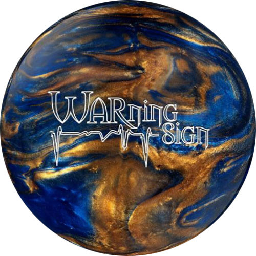 Ebonite Warning Sign Bowling Ball