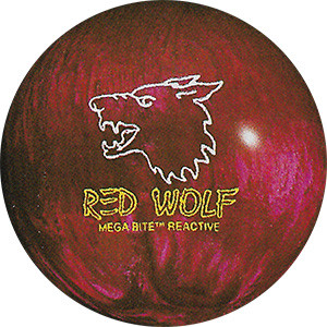 Ebonite Red Wolf Pearl Bowling Ball - 123Bowl