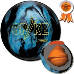 HAMMER スペアーボール Hammer Spike Black/Gold Pearl Bowling Ball - 123Bowl
