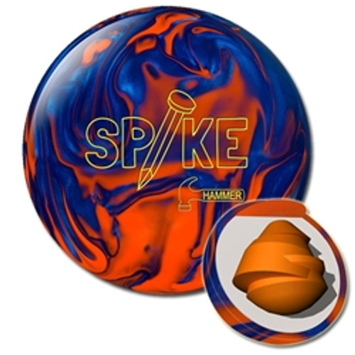 Hammer Spike Blue/Orange Bowling Ball