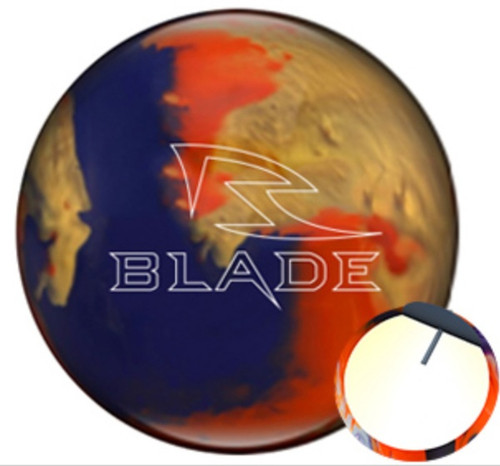 Hammer Blade Orange/Gold/Blue Bowling Ball