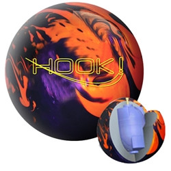 900 Global Hook - Purple / Orange Pearl Bowling Ball with Core Design