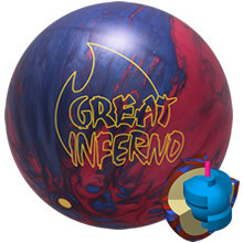 Brunswick Great Inferno Bowling Ball with Core Design