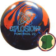 Brunswick Explosion Zone 2 Bowling Ball with Core Design