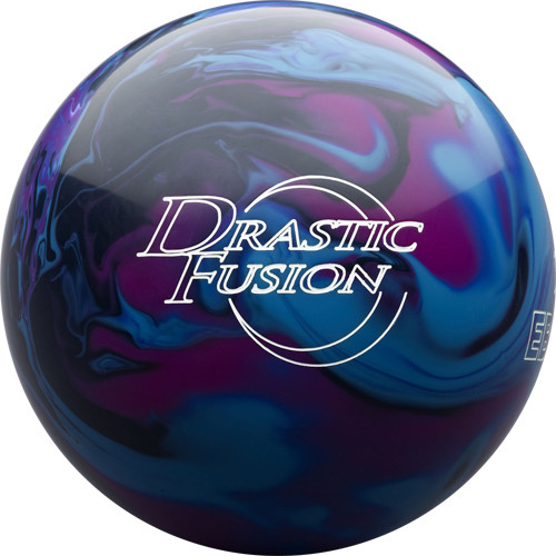 Ebonite Drastic Fusion Blue/Black/Purple Bowling Ball - 123Bowl