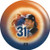 Brunswick Viz-A-Ball MLB Mike Piazza Bowling Ball