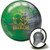 Brunswick Rhino Green / Silver Pearl Bowling Ball with Core Design