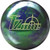 Brunswick Blue Green Solid Glow Target Zone Bowling Ball