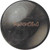 Ebonite Maxim Black Silver Sparkle Bowling Ball - 2001 Logo