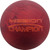 Ebonite Red Mission Champion Bowling Ball - Actual Sanded