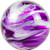 Hi Sports Sweep Hard Purple/Silver Bowling Ball