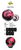 Lord Field Swag Shield Black/Pink Solid Bowling Ball - Specs