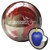 Brunswick Slingshot Red/Silver Bowling Ball with Core Design
