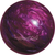 Ebonite Maxim Red / Violet / Silver Bowling Ball - 1995 Model