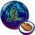 Ebonite Cyclone Turquoise/Purple/Magenta Bowling Ball