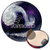 Ebonite Tornado Black/Purple/Silver Bowling Ball with Core Design