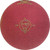 Ebonite Red Turbo C Urethane Bowling Ball - Label Area