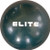 Elite Green Skull Bowling Ball - Elite Logo