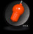 Hammer Raw Hammer Orange/Black Bowling Ball - 12 thru 13lbs