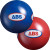 ABS Eyes Bowling Ball - Red and Blue