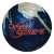 AMF 300 Orbit Extreme Blue/White Bowling Ball