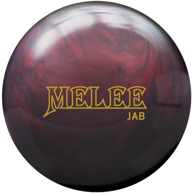 Brunswick Melee Jab Blood Red Bowling Ball - 123Bowl