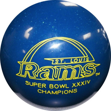 Los Angeles Rams Super Bowl LVI Champions Undrilled Bowling Ball