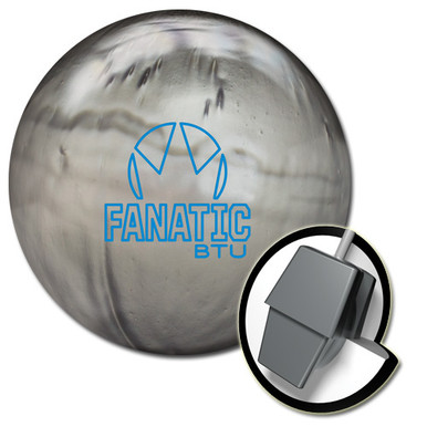 Brunswick Fanatic BTU Silver Pearl Bowling Ball - 123Bowl