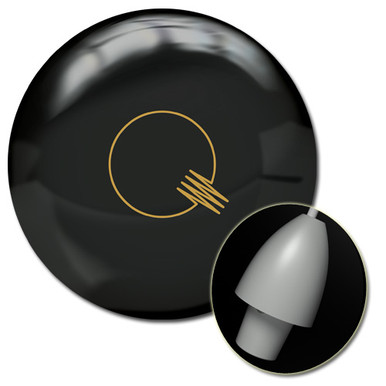 Brunswick Quantum Classic Black Bowling Ball - 123Bowl