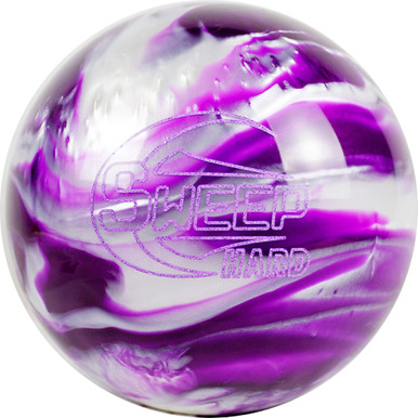Hi Sports Sweep Hard Purple/Silver Bowling Ball - 123Bowl