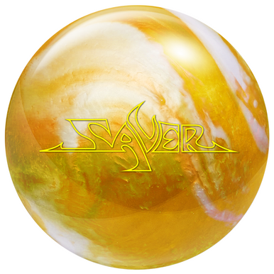 Lane Masters Saver Gold / White Urethane Bowling Ball - 123Bowl