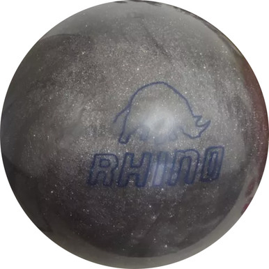 Brunswick Rhino Silver Plastic Bowling Ball - 123Bowl