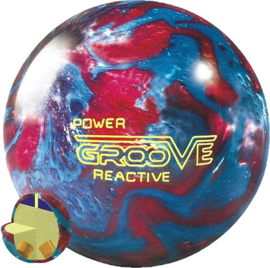 2.ベースボールヒーローズ BBH GR1.0〜3.0 Brunswick Power Groove Red / Teal Bowling Ball - 123Bowl