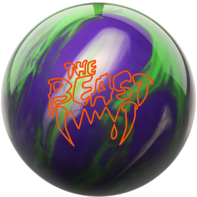 Columbia 300 Beast Purple/Lime/Silver Bowling Ball - 123Bowl