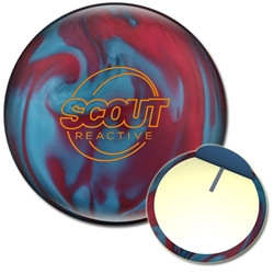 Columbia 300 Scout Raspberry/Blue Bowling Ball - 123Bowl
