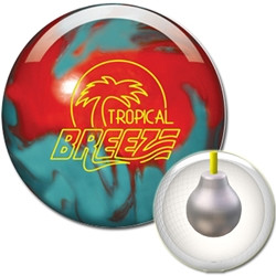 激レア　未ドリル　Compe 地球　ボール　13P Storm Tropical Breeze Orange/Teal Bowling Ball - 123Bowl