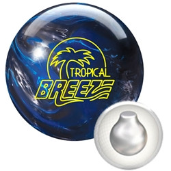 激レア　未ドリル　Compe 地球　ボール　13P Storm Tropical Breeze Kona Blue / Silver Bowling Ball - 123Bowl