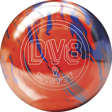 DV8 Misfit Orange/Blue Bowling Ball - 123Bowl